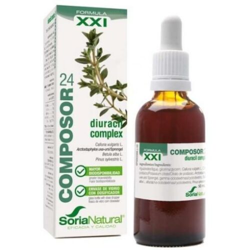 extractos de plantas COMPOSOR 24 DIURACIN COMPLEX S. XXI 50ML