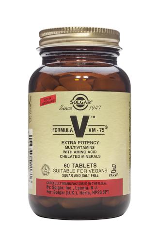vitaminas FORMULA VM-75 (UNO-AL-DÍA). 60 Comprimidos.