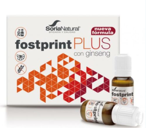 jaleas y energeticos FOST PRINT PLUS CON GINSENG 20 VIALES