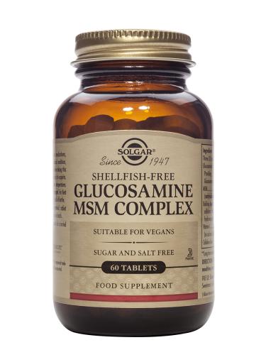 huesos y articulaciones GLUCOSAMINA MSM COMPLEX 60TABLETAS