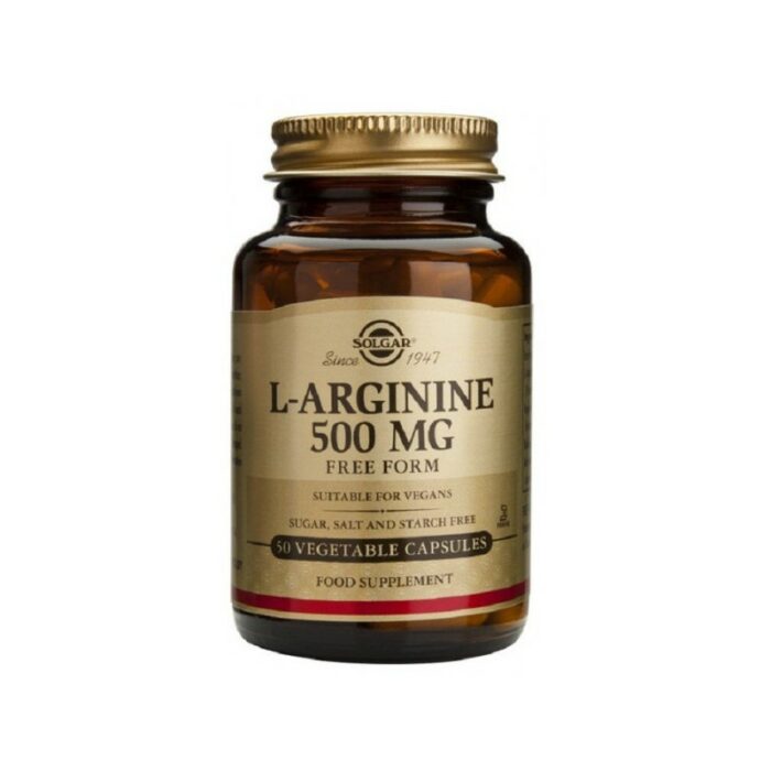 vigorizantes L-ARGININA 500MG 50 CAPSULAS VEGETALES