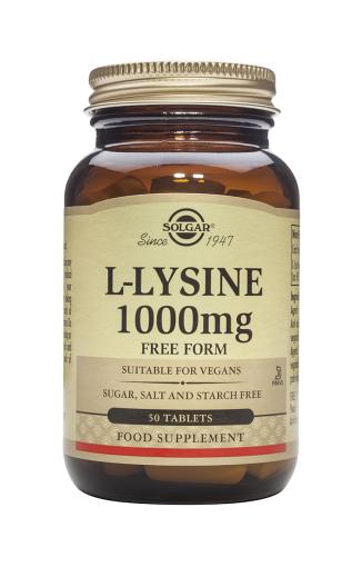 jaleas y energeticos L-LISINA 1.000 mg 50 Comprimidos.