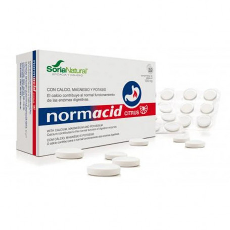 digestivos NORMACID CITRUS 32 COMPRIMIDOS