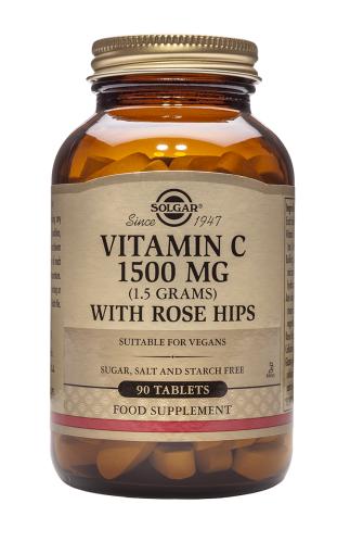 sistema inmunológico VITAMINA C CON ROSE HIPS C 1.500 mg 90 Comprimidos.